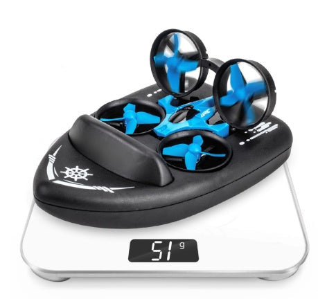 REEVALUATENICATED 3-in-1 RC Drone Car & Boat Flying Quadcopter Toy Kids