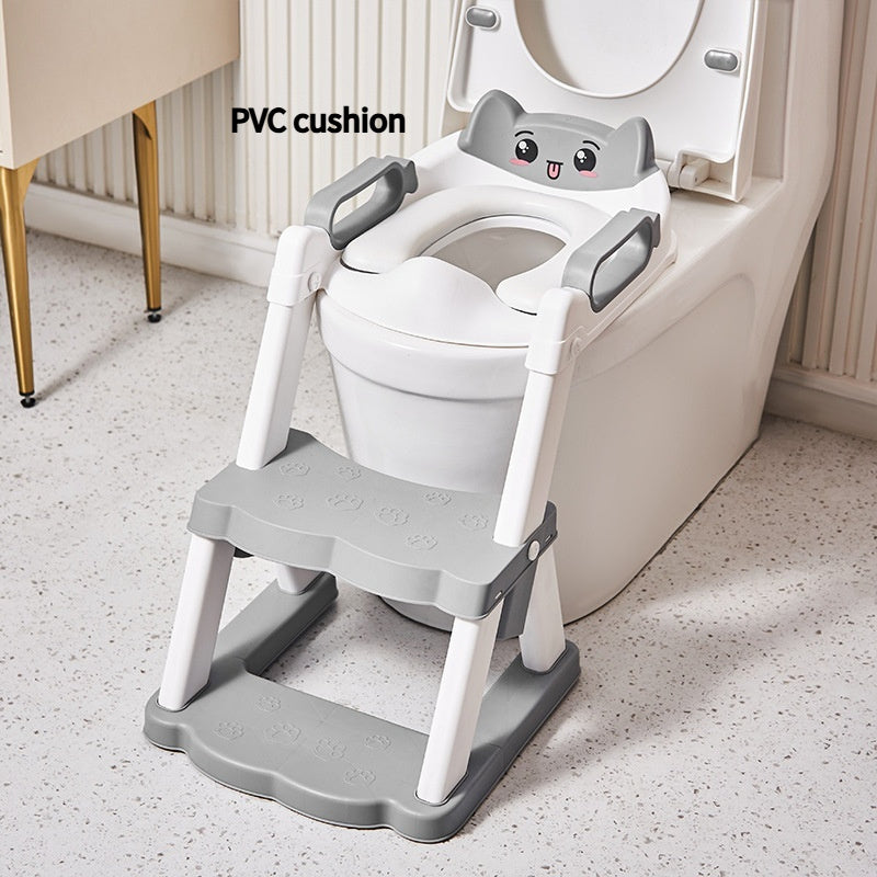 REEVALUATENICATED Toddler Toilet Training Seat with Step Stool Ladder
