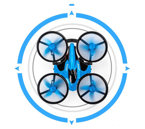 REEVALUATENICATED 3-in-1 RC Drone Car & Boat Flying Quadcopter Toy Kids